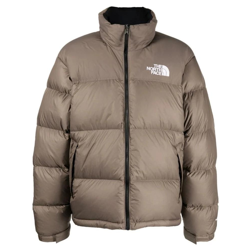 Brown north face puffer jacket hot sale