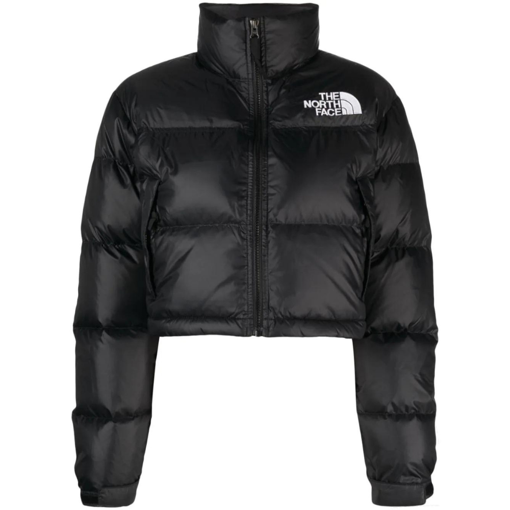 The North Face Black Cropped Puffer