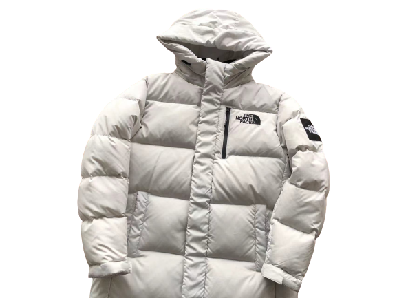 The North Face White Long Puffer Jacket