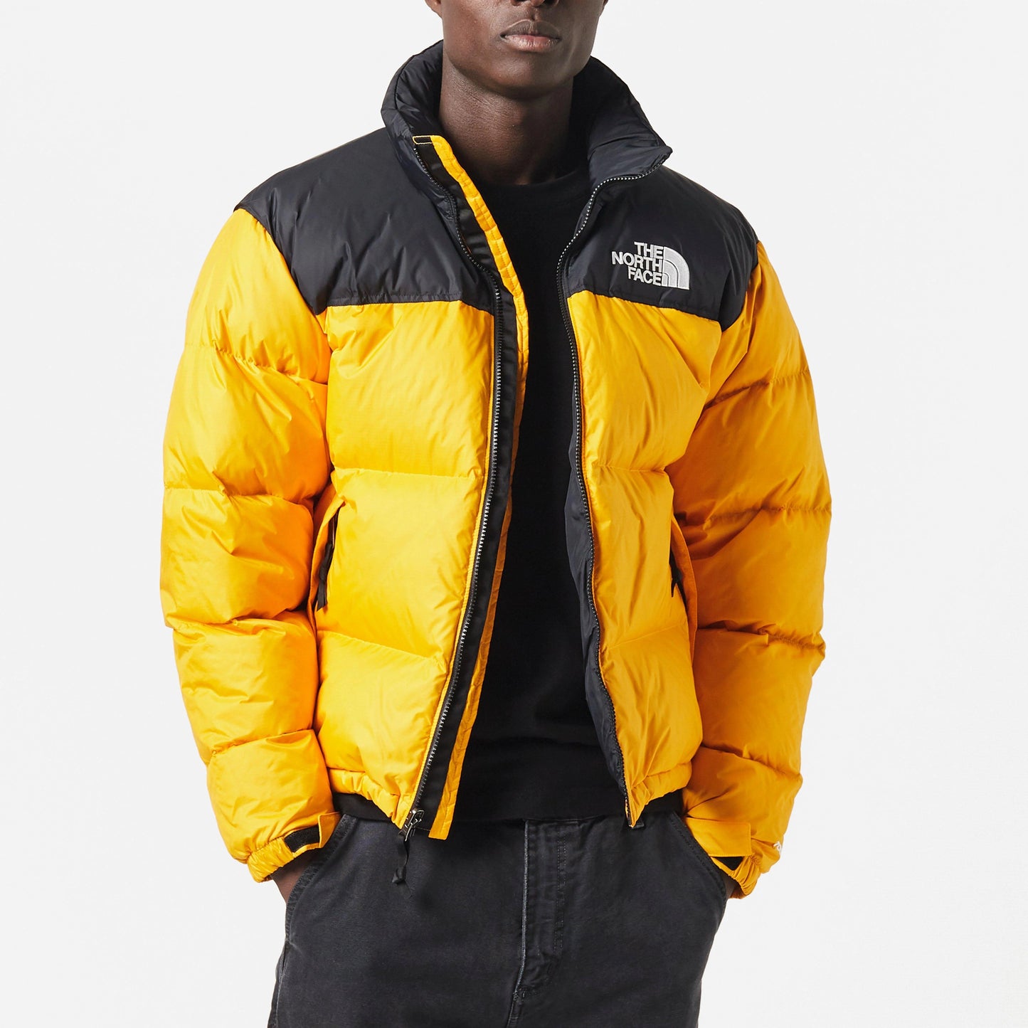 The North Face Yellow Puffer Jacket