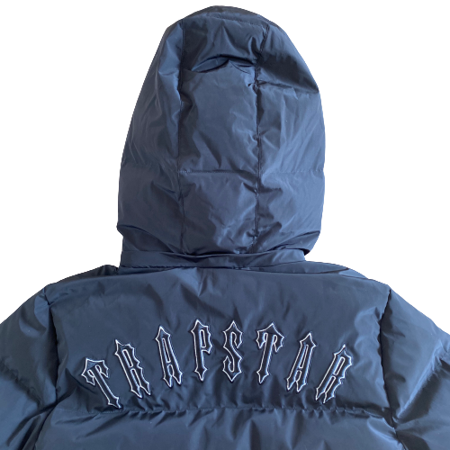 Trapstar Irongate Detachable Hooded Puffer Jacket Black