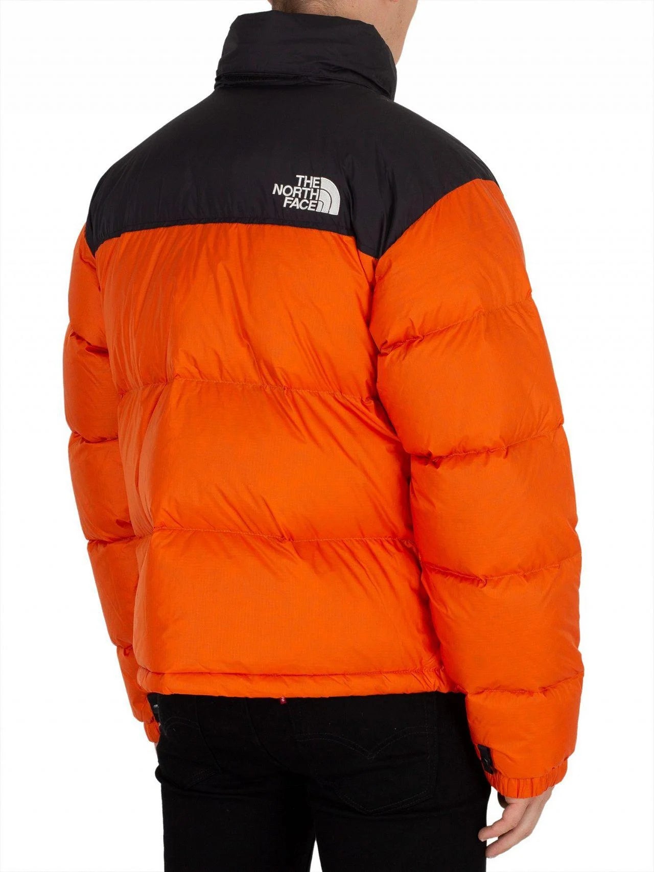 The North Face Orange Puffer Jacket