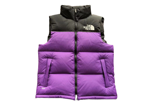 Purple north face vest hotsell