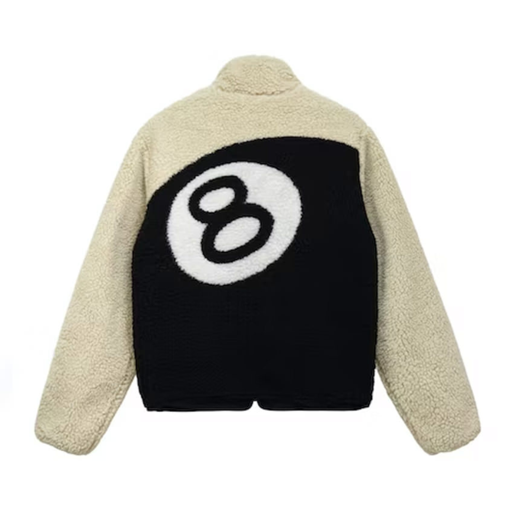 Stussy 8 Ball Sherpa reversible Jacket