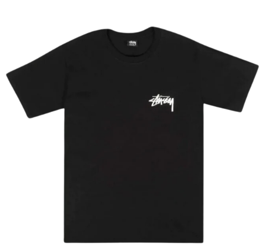 Stussy Fuzzy Dice Black Tee