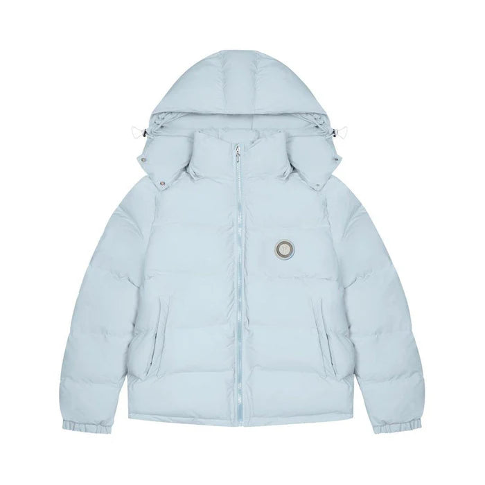 Trapstar Irongate Detachable Hooded Puffer Jacket Ice Blue