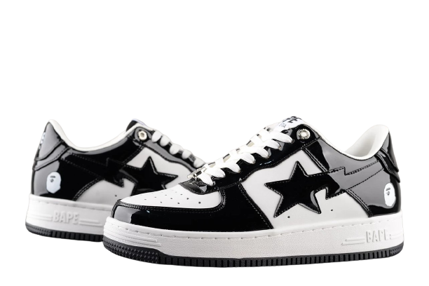 Bape Sta Black White